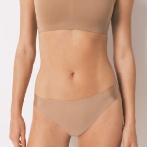 cueca sem costura beje claro